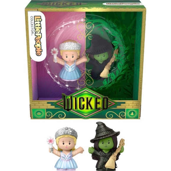 Little People Glinda & Elphaba Wicked: For Good Collector Figure Set - 2pk - Picture 2 of 4